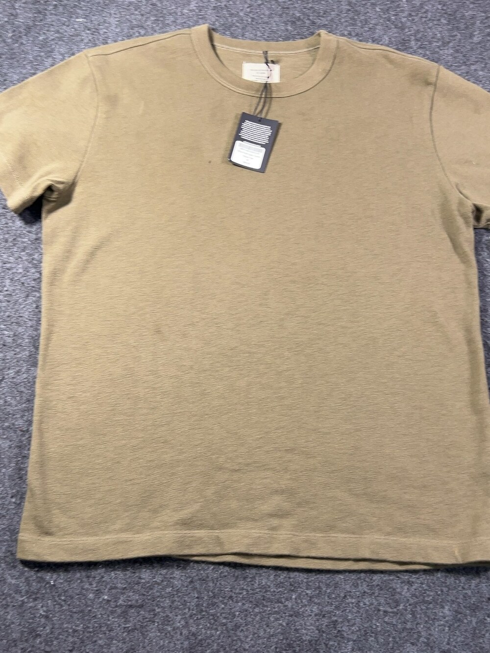 Buck Mason Olive Field-Spec Cotton Heavy Tee Mens Sz Medium NWI Msrp48 [OB19]